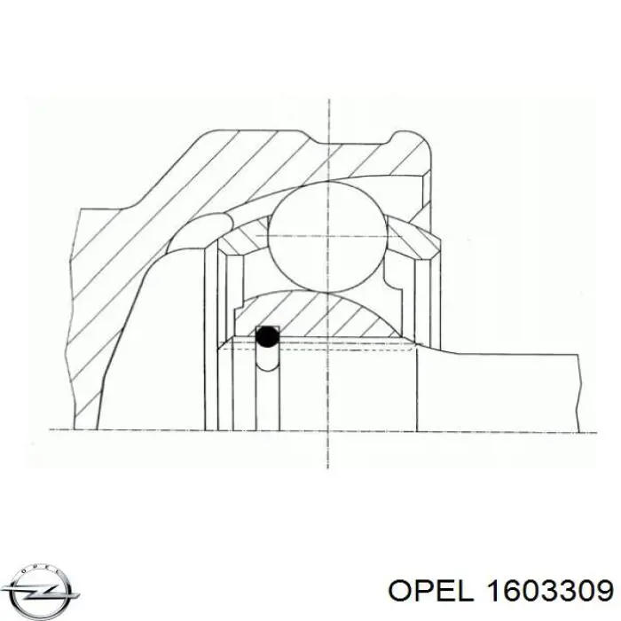 ШРУС наружный передний Opel 1603309