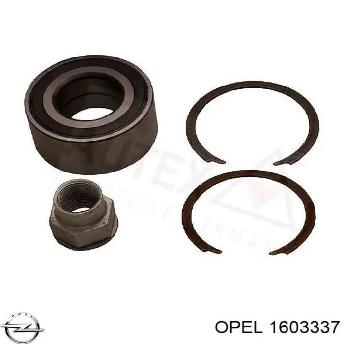 Комплект подшипника ступицы колеса Opel 1603337 цена, от 15.14 USD