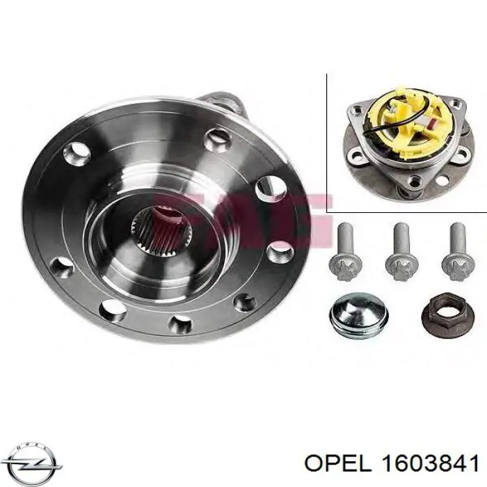 Ступицы передних колес Opel 1603841 цена, от 59.66 USD
