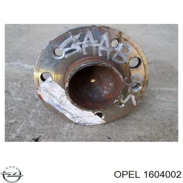 1604002 Opel ступица задняя