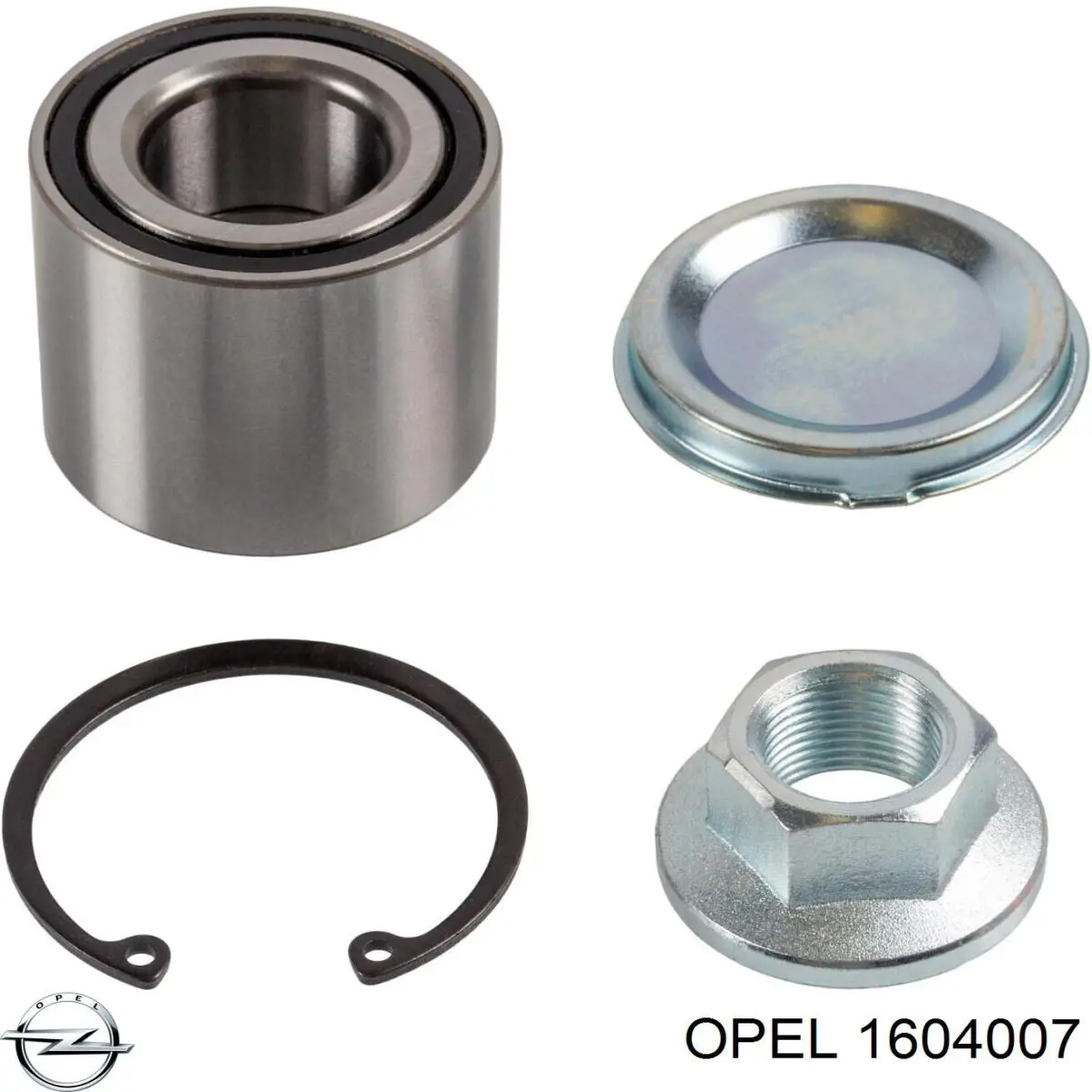 Купить 1604007 Opel Подшипник задней ступицы