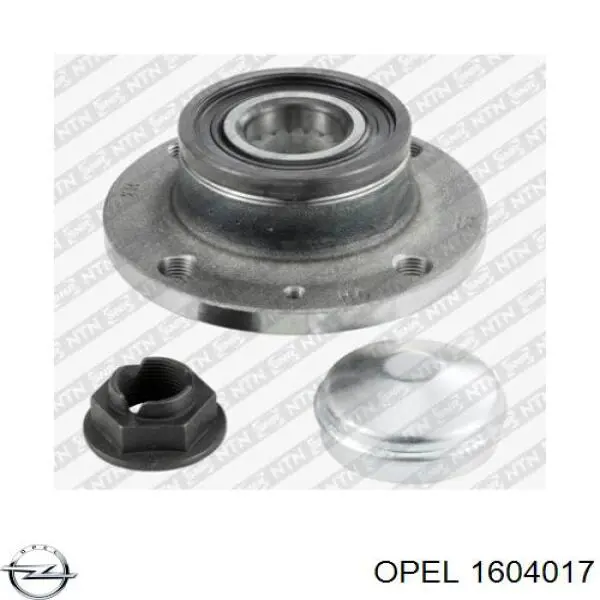 Задняя ступица 1604017 Opel