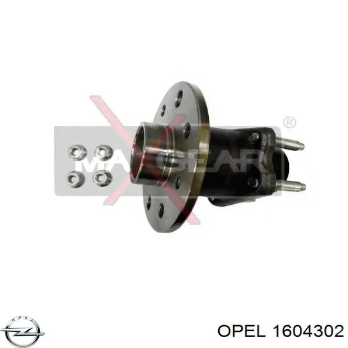 Задняя ступица 1604302 Opel