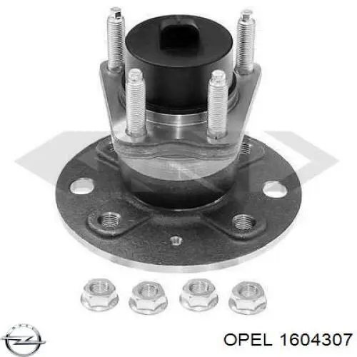 Купить 1604307 Opel Задняя шпиндель