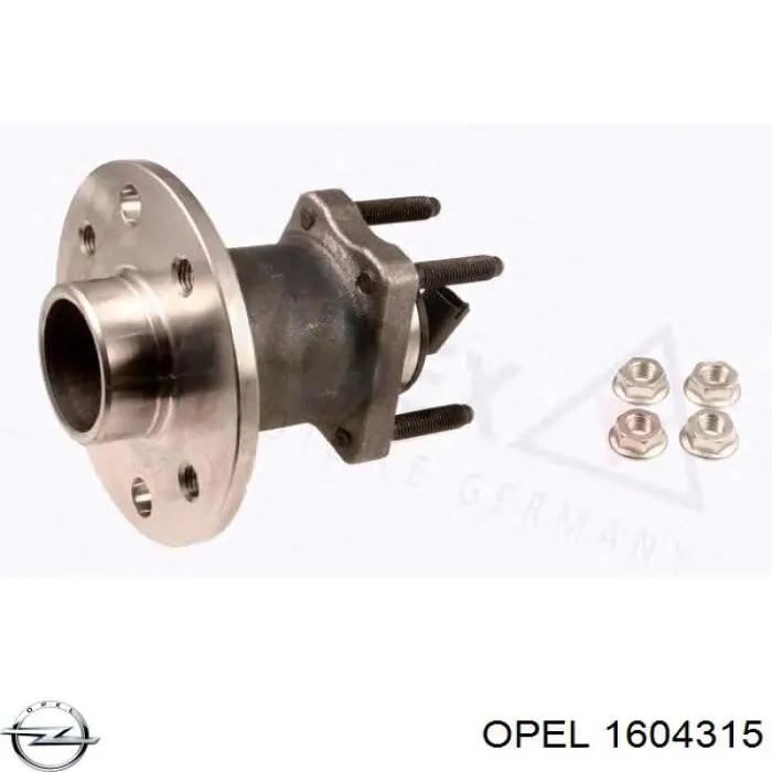 Задняя ступица 1604315 Opel