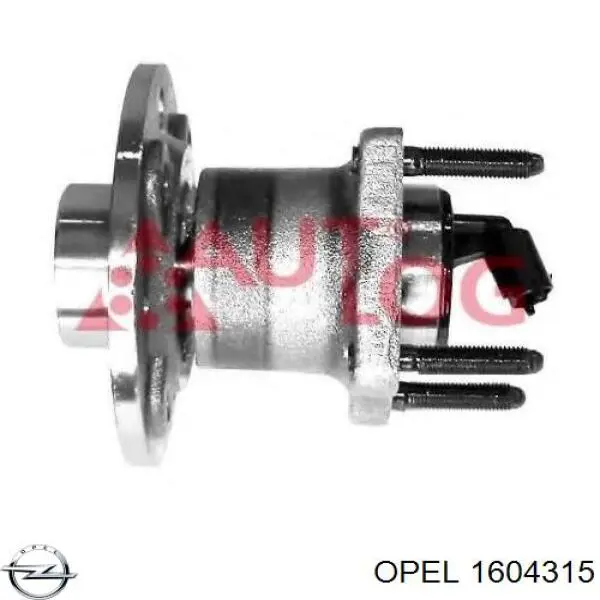 Ступица заднего колеса Opel 1604315