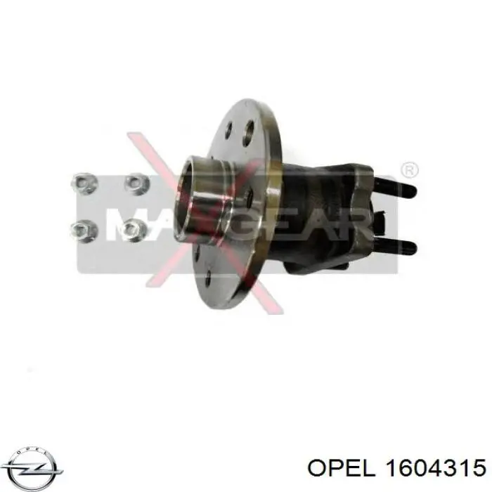 Купить 1604315 Opel Задняя шпиндель
