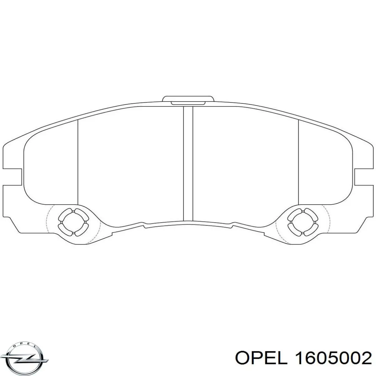Колодки Opel 1605002 цена, от 28.70 USD