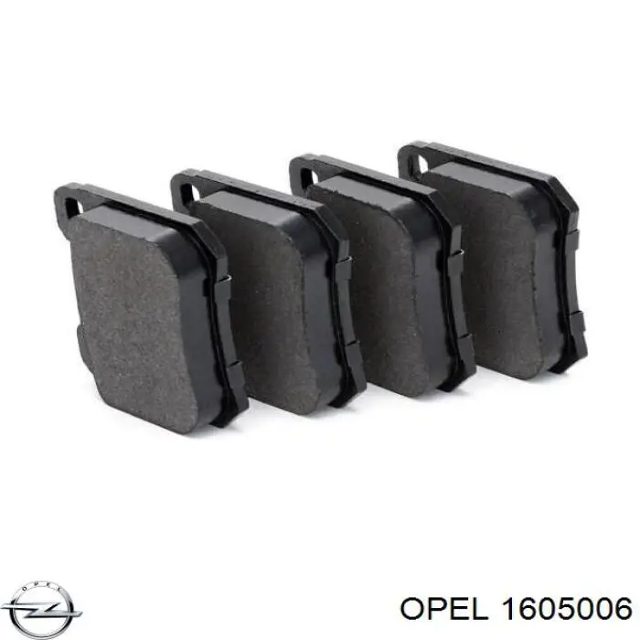 Колодки дисковые  Opel 1605006 цена, от 17.74 USD