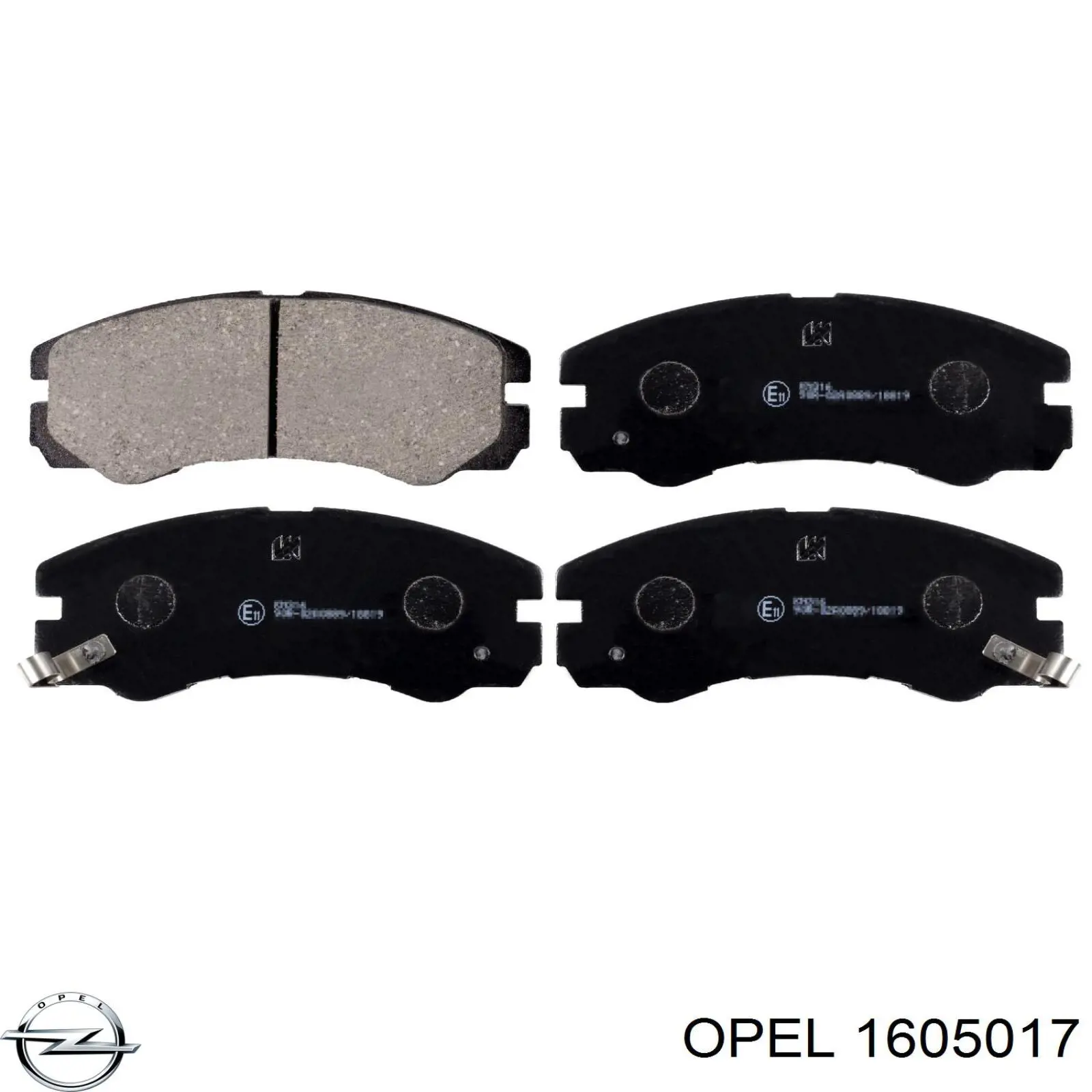 Купить 1605017 Opel Колодки тормозные