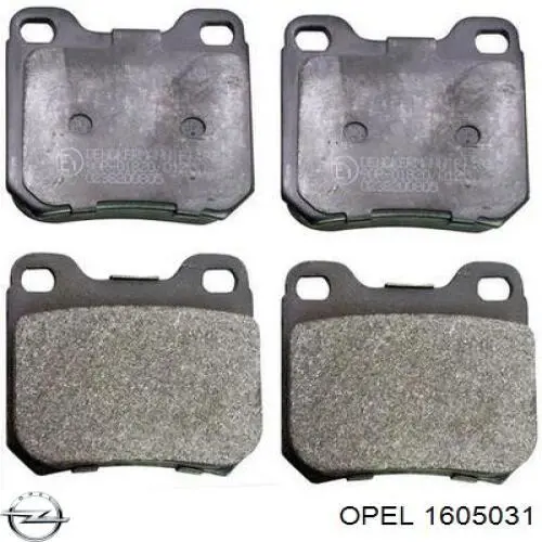 Колодки дисковые  Opel 1605031 цена, от 17.76 USD