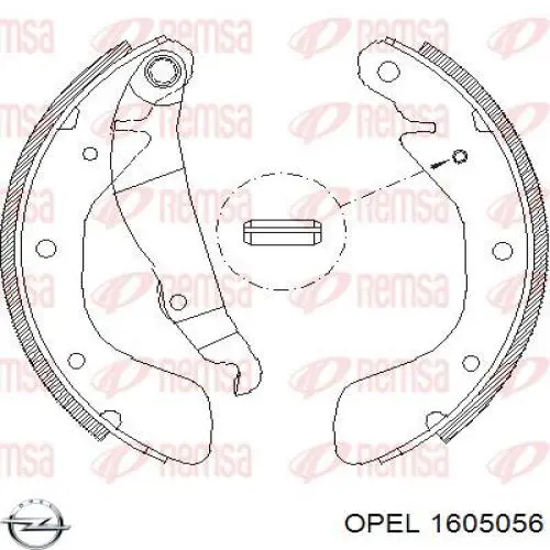 Тормоза рабочие задние ножные и тормозные барабаны Opel 1605056 цена, от 11.27 USD