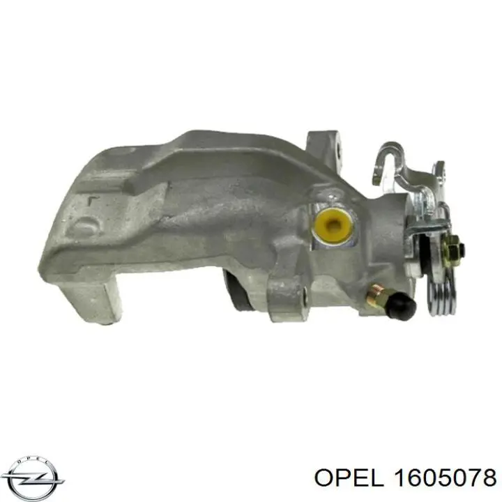 1605078 Opel Суппорт тормозной задний правый