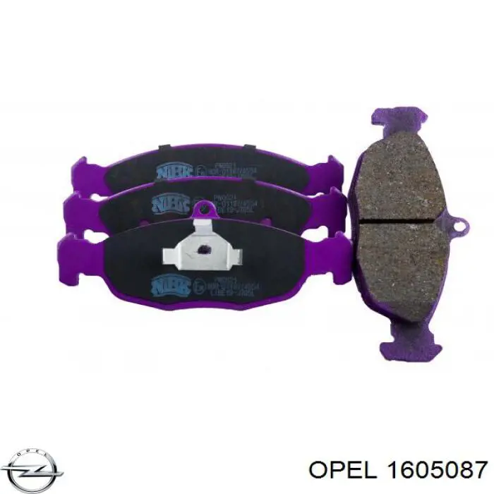 Колодки Opel 1605087 цена, от 10.56 USD