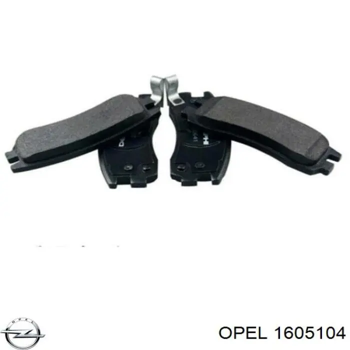 Колодки дисковые  Opel 1605104 цена, от 22.52 USD