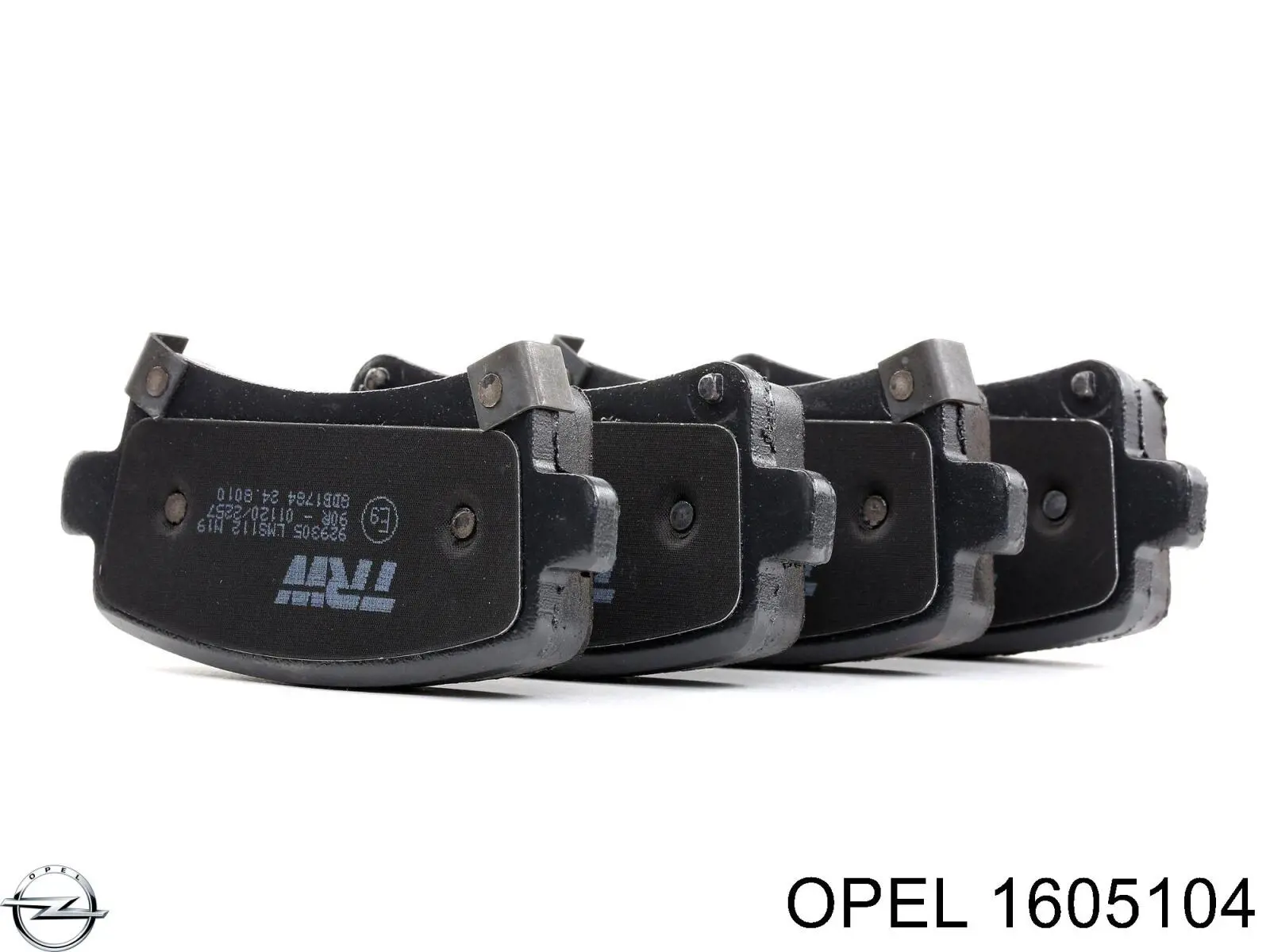 Колодки дисковые  Opel 1605104 цена, от 22.52 USD