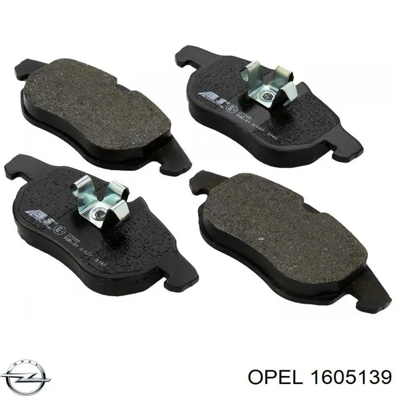Колодки Opel 1605139 цена, от 18.91 USD