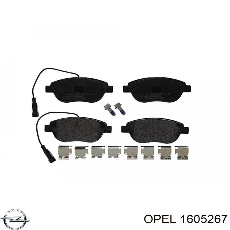 Колодки Opel 1605267 цена, от 31.83 USD
