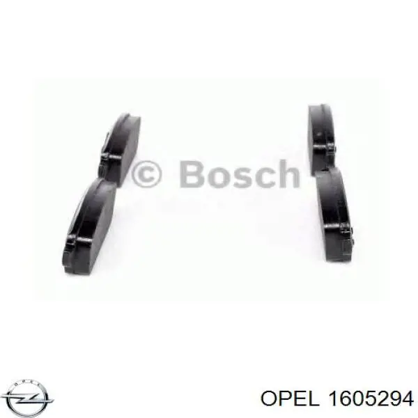 Колодки дисковые  Opel 1605294 цена, от 20.52 USD