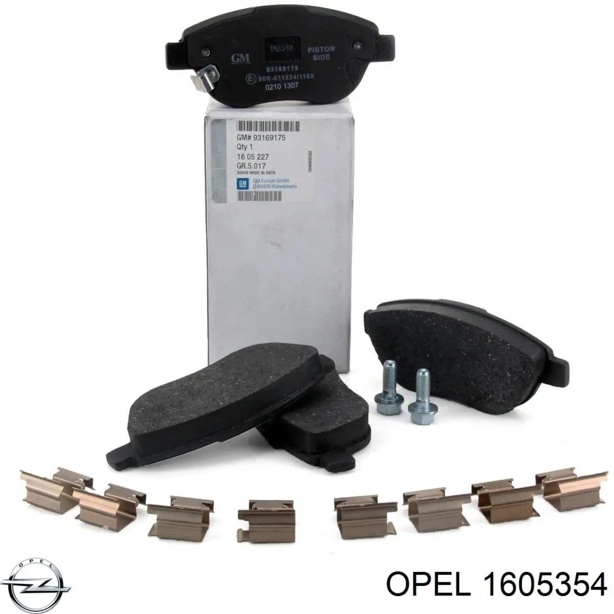 1605354 Opel Колодки передние