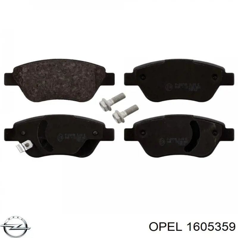 Купить 1605359 Opel Колодки тормозные