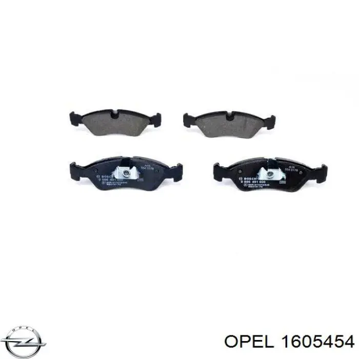 Колодки Opel 1605454 цена, от 17.29 USD