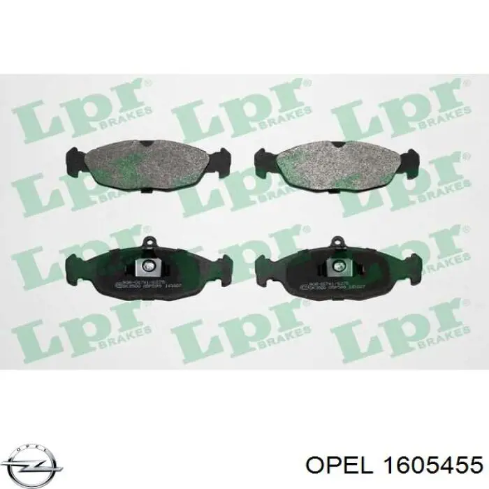 Колодки Opel 1605455 цена, от 11.29 USD