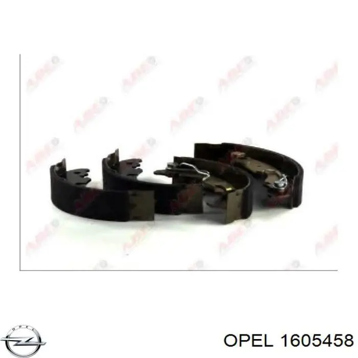 Тормоза рабочие задние ножные и тормозные барабаны Opel 1605458 цена, от 24.95 USD