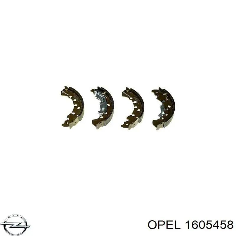 Барабанные колодки Opel 1605458