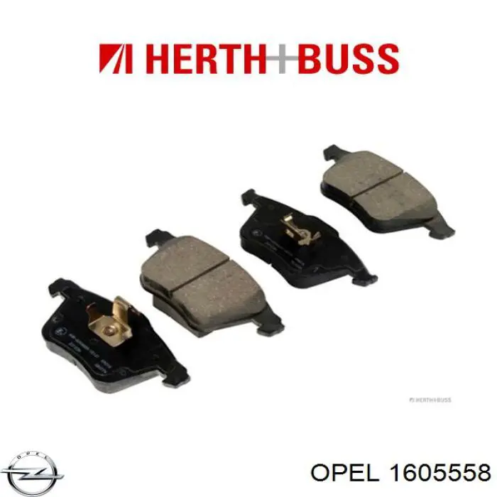 Колодки Opel 1605558 цена, от 45.55 USD