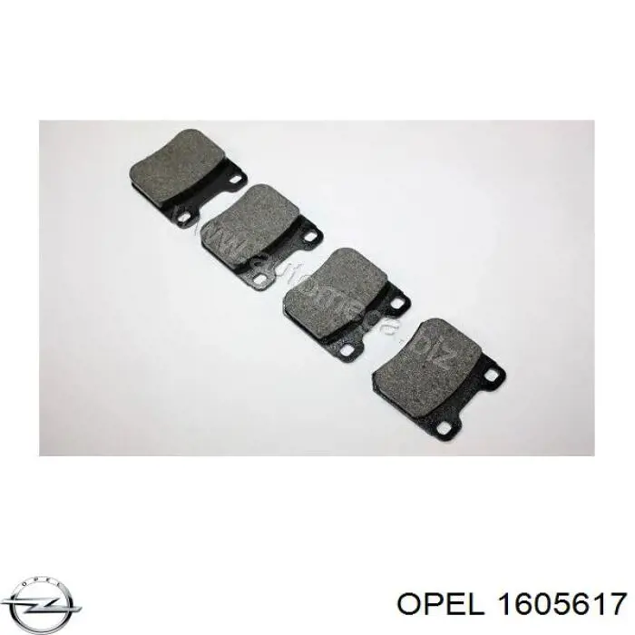 Колодки дисковые  Opel 1605617 цена, от 16.96 USD