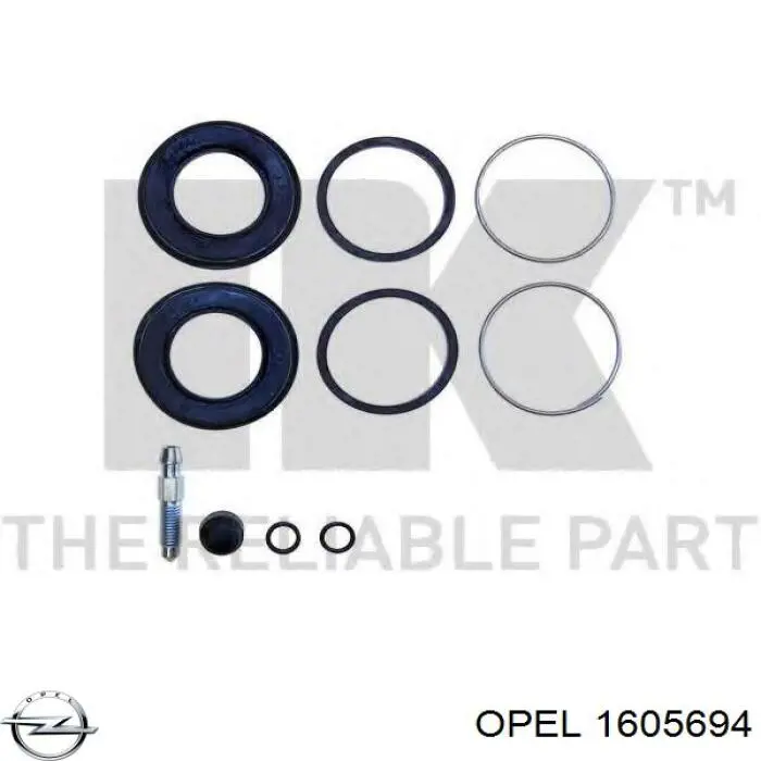 Ремкомплект суппортов Opel 1605694 цена, от 3.20 USD