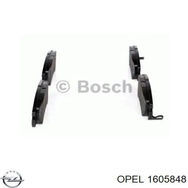 Колодки Opel 1605848 цена, от 19.00 USD