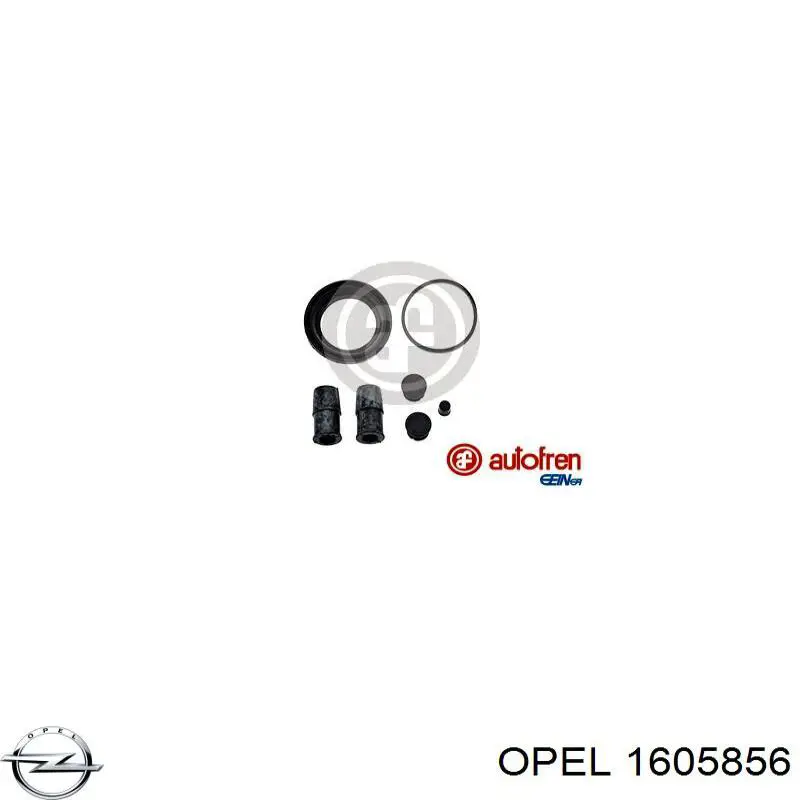 1605856 Opel ремкомплект суппорта тормозного переднего