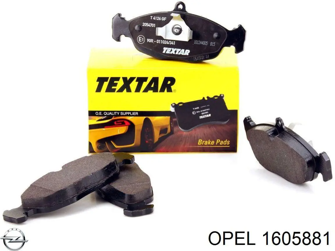 Колодки Opel 1605881 цена, от 12.30 USD