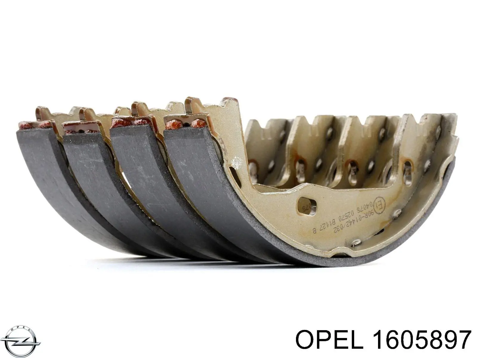 Колодки ручника 1605897 Opel