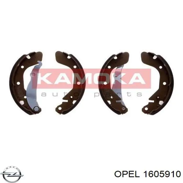 Тормоза рабочие задние ножные и тормозные барабаны Opel 1605910 цена, от 11.49 USD