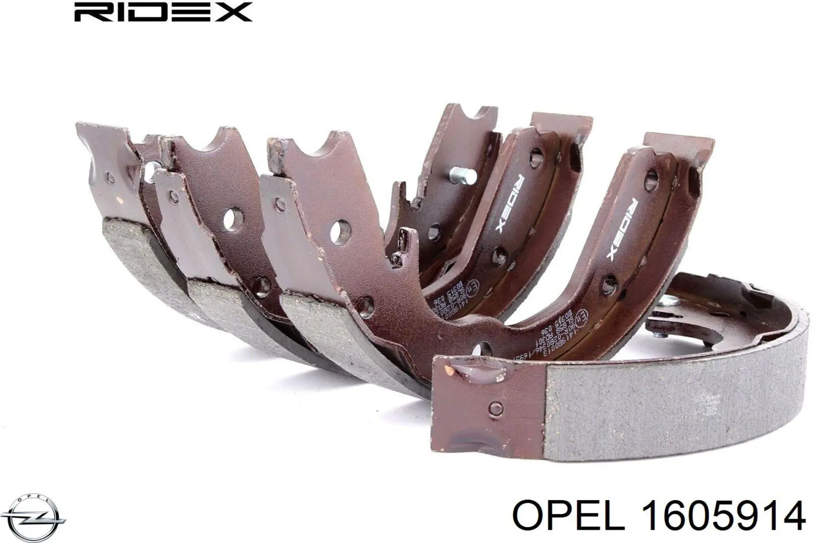Колодки стояночного тормоза Opel 1605914