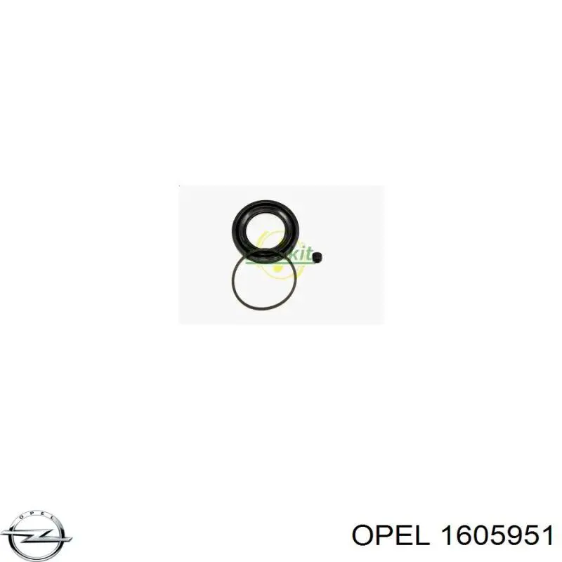 1605951 Opel Ремкомплект суппорта тормозного, переднего