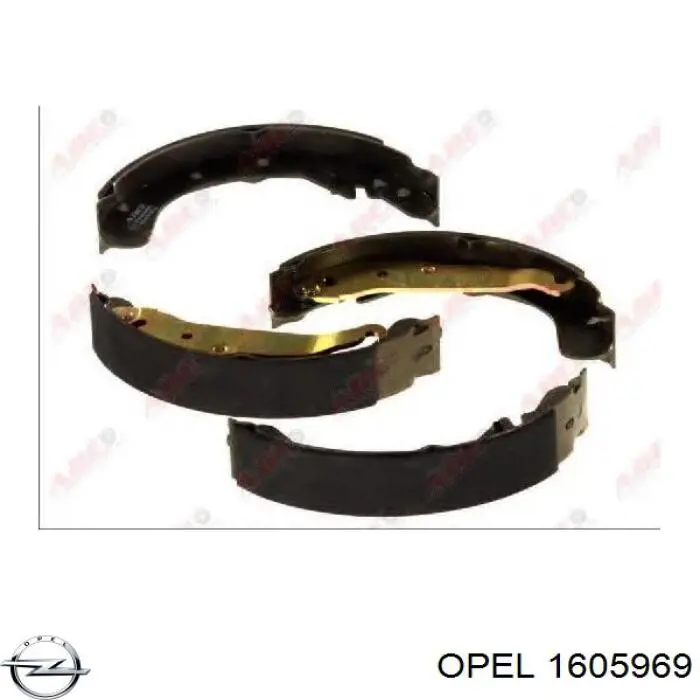 Тормоза рабочие задние ножные и тормозные барабаны Opel 1605969 цена, от 25.50 USD