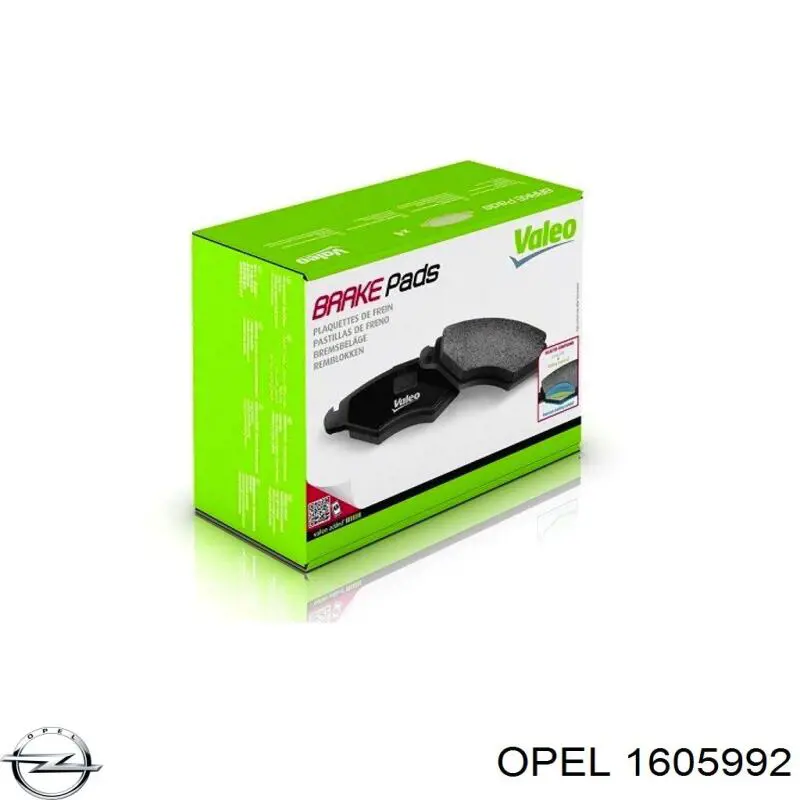 Колодки Opel 1605992 цена, от 23.59 USD