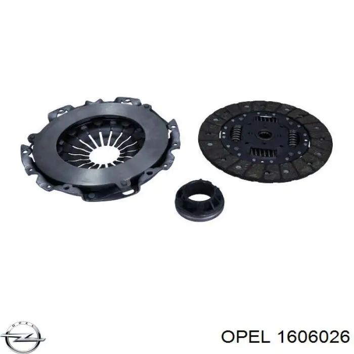 Комплект сцепления (3 части) Opel 1606026 цена, от 131.44 USD