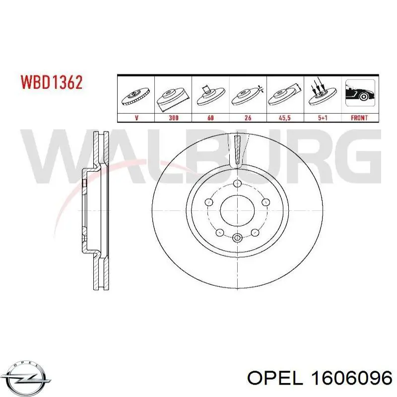 1606096 Opel kit inferior de vedantes de motor