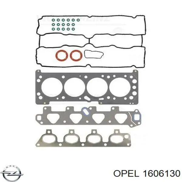 1606130 Opel комплект прокладок двигателя верхний