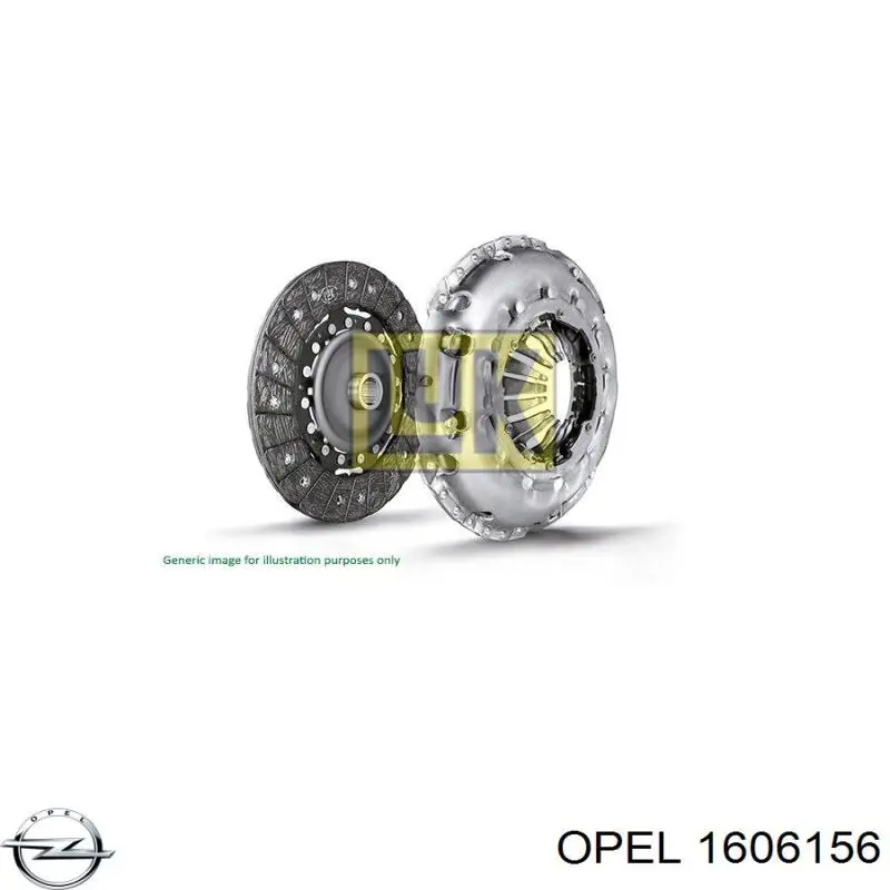 1606156 Opel сцепление