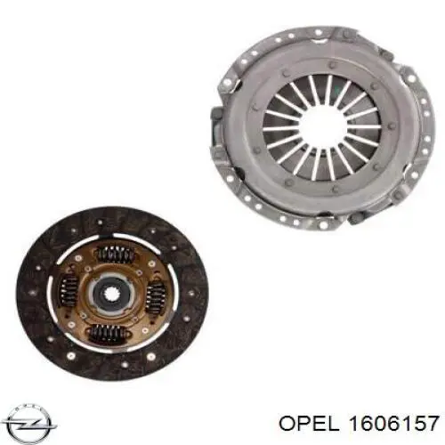 Комплект сцепления (3 части) Opel 1606157 цена, от 76.93 USD