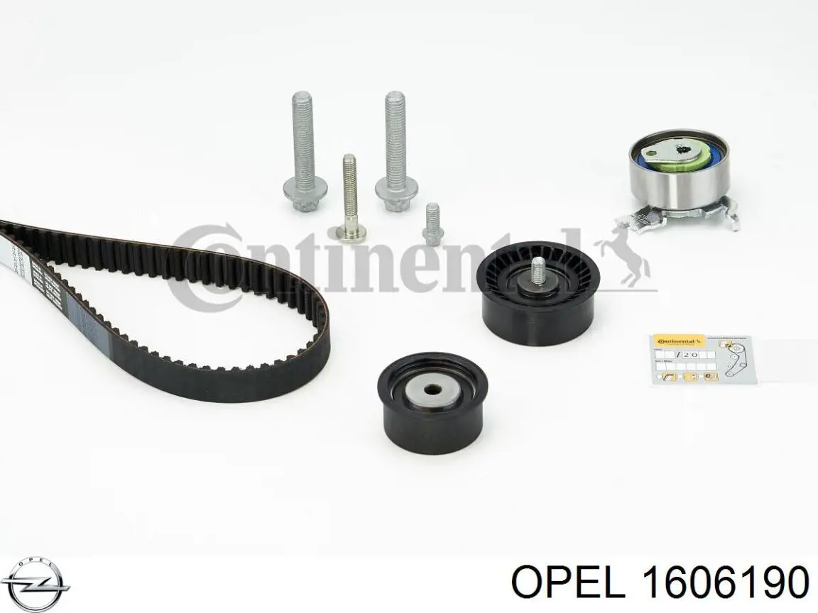 ГРМ ремни, комплект Opel 1606190 цена, от 61.49 USD