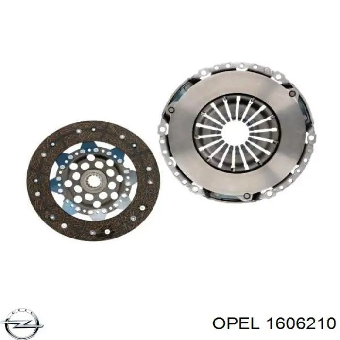 Комплект сцепления (3 части) Opel 1606210 цена, от 130.56 USD