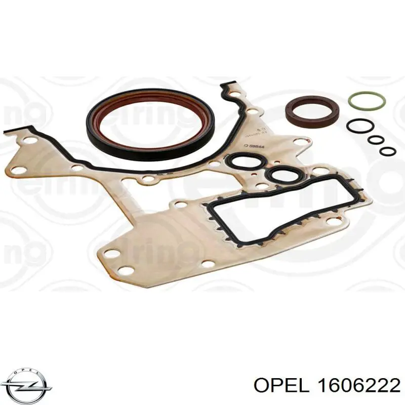 1606222 Opel комплект прокладок двигателя нижний