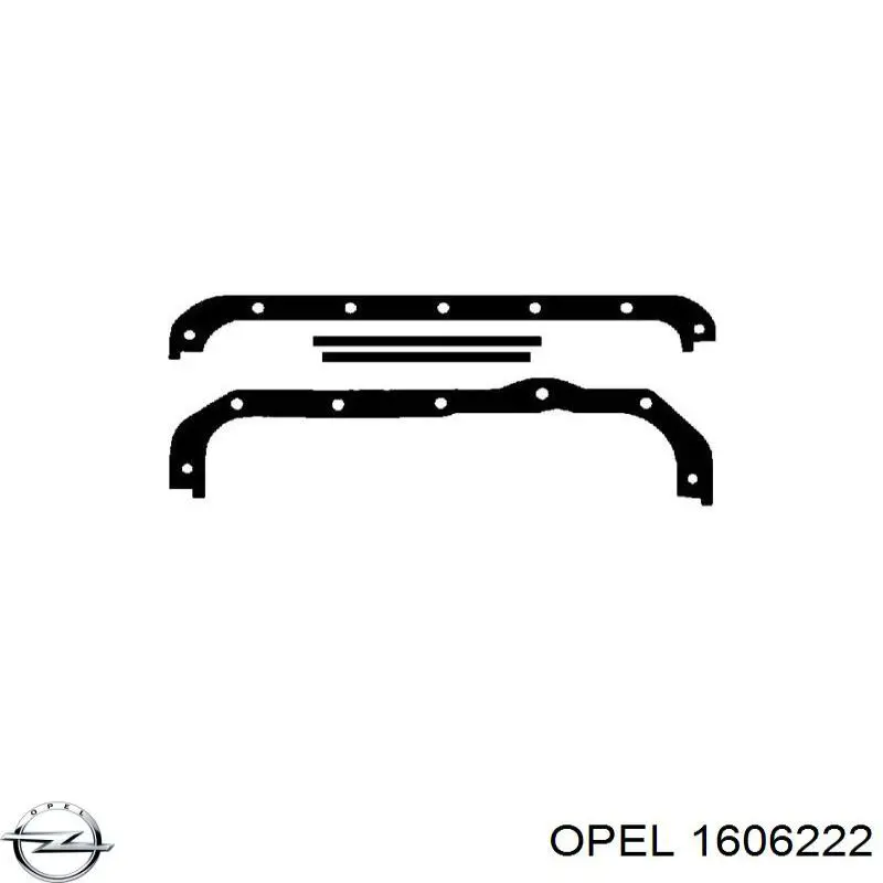 Купить 1606222 Opel Нижний комплект прокладок двигателя